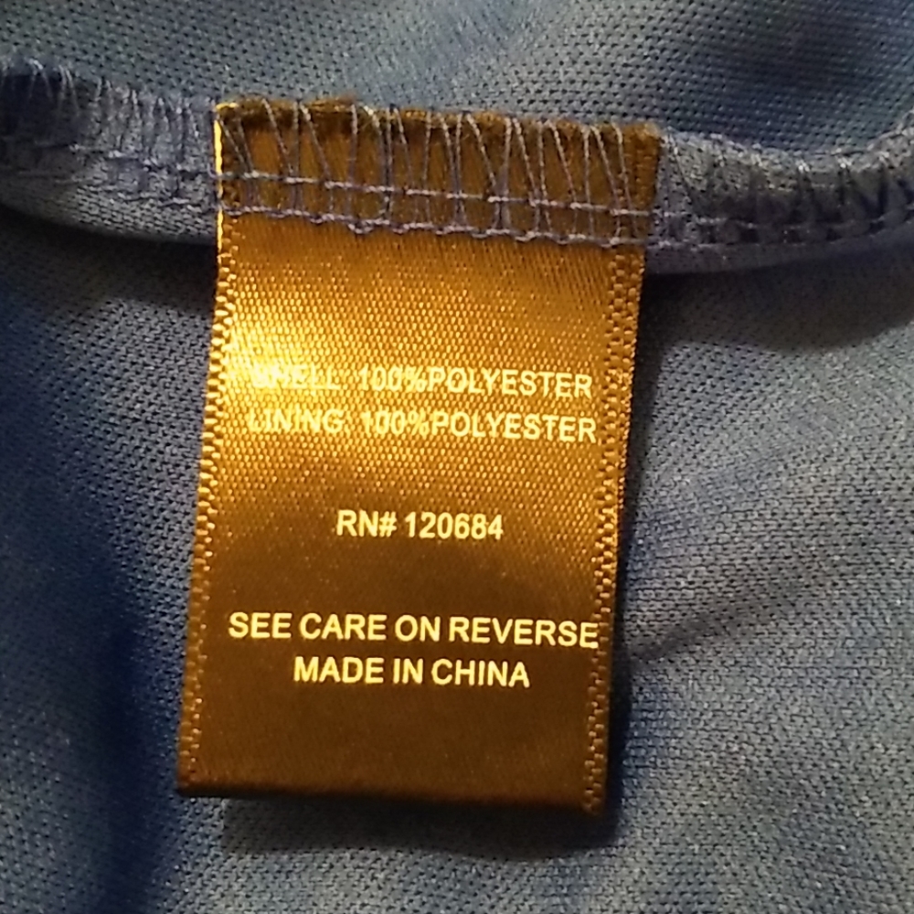 Torrid blue animal print sheer button up dress - Picture 6 of 6